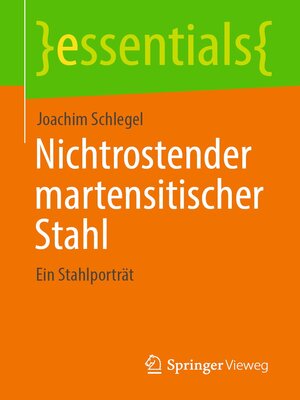 cover image of Nichtrostender martensitischer Stahl
